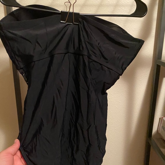 Strapless mesh swimsuit - Picture 3 of 4